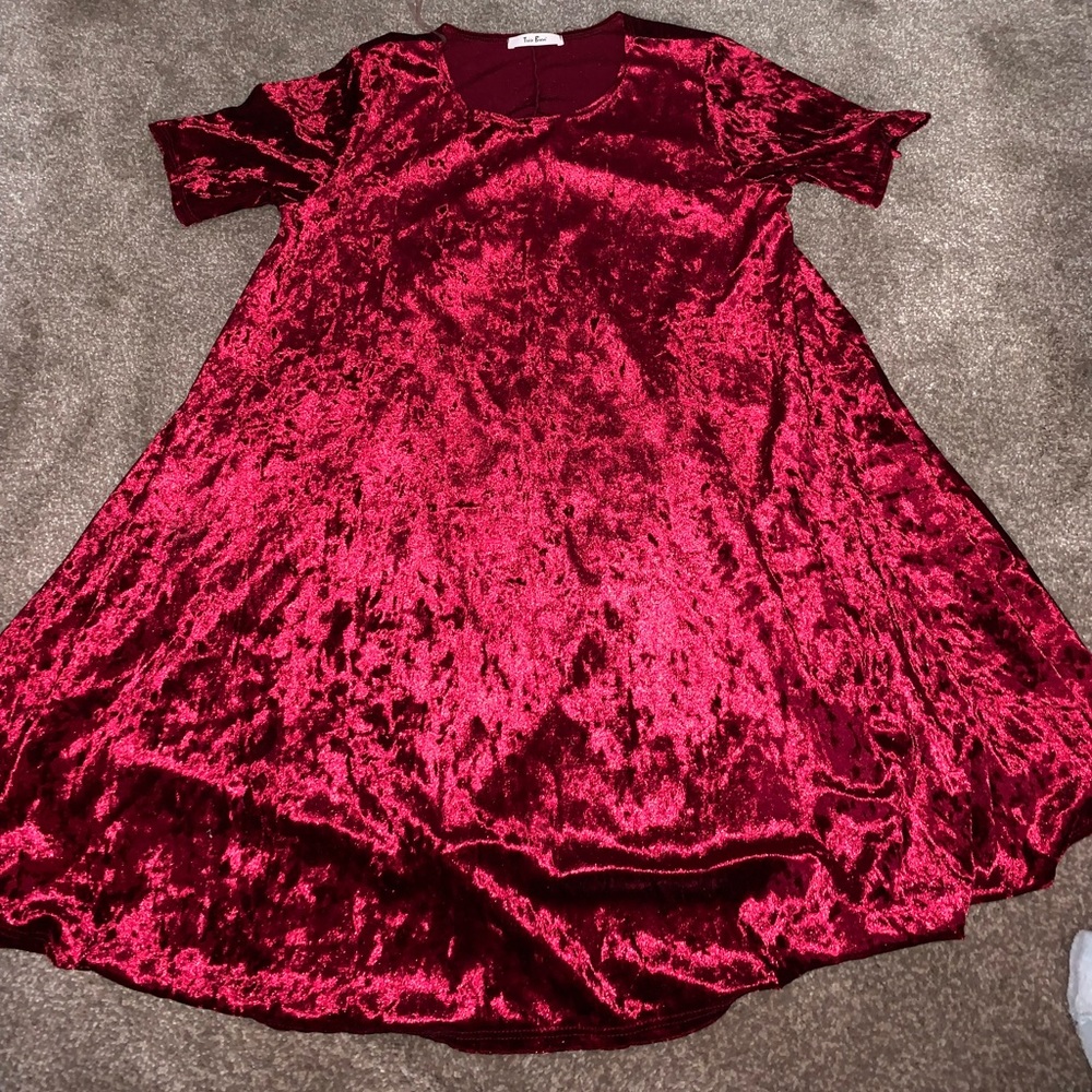 Red Velvet dress